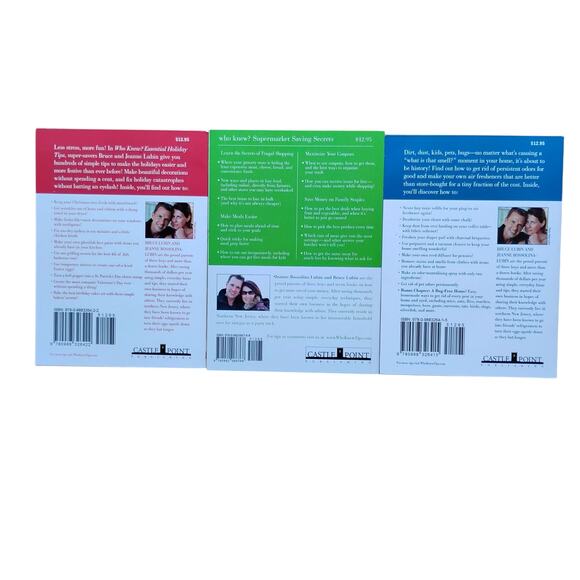 ๐ Who Knew? 3-Book Set | Holiday + Home Hacks + Odor Eliminator + Money - Picture 7 of 7